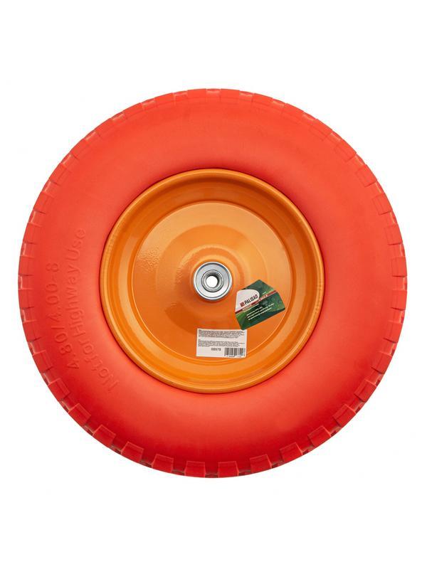 Колесо полиуретановое 4.80/4.00-8, длина оси 90 мм, подшипник 12 мм Palisad