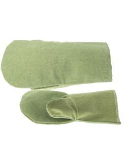 Рукавицы брезентовые огнеупорные, 1 размер Россия Сибртех