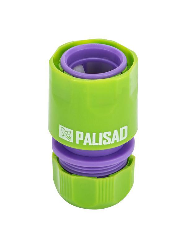 Соединитель пластмассовый, быстросъемный для шланга 1/2 Palisad