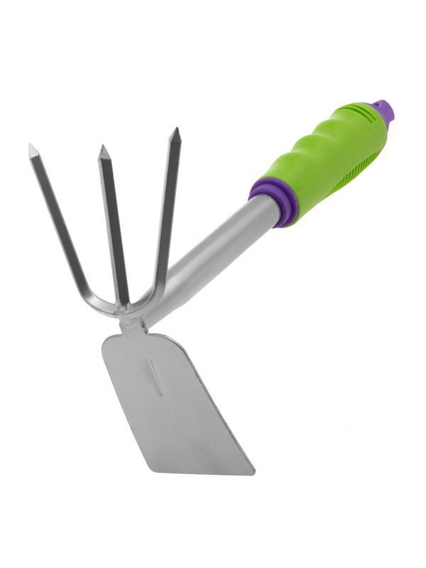 Мотыжка комбинированная, 80 х 280 мм, стальная, пластиковая рукоятка, Connect, Palisad