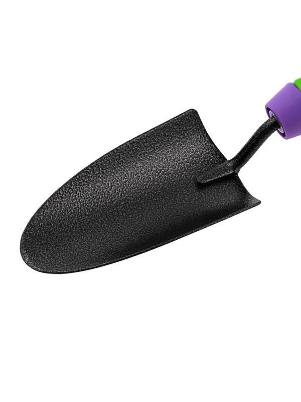 Совок посадочный широкий, 75 х 325 мм, стальной, обрезиненная эргономичная рукоятка, Era, Palisad