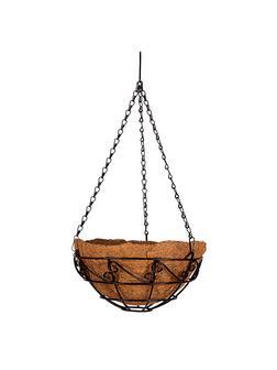Подвесное кашпо с орнаментом, 25 см, с кокосовой корзиной Palisad