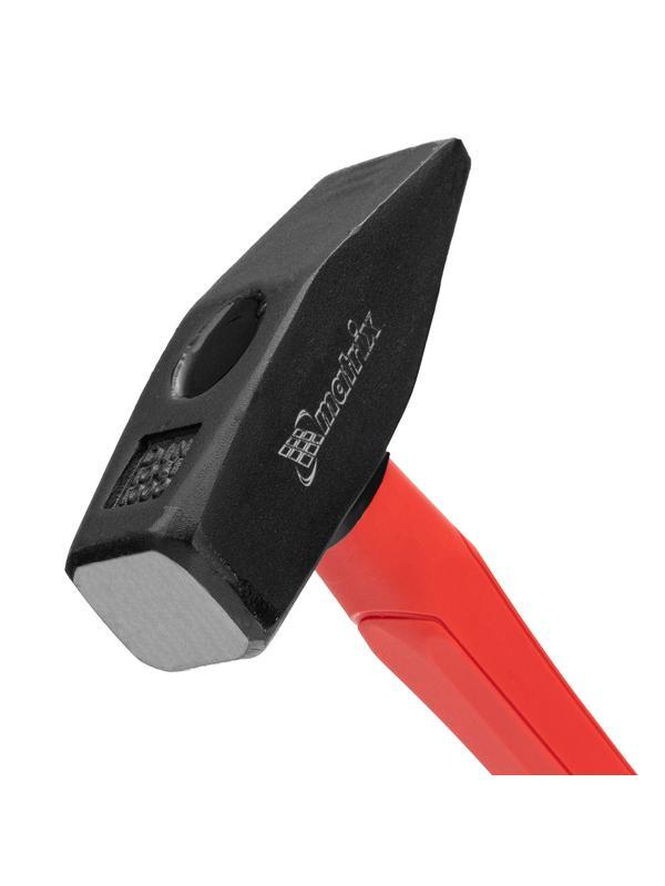 Молоток слесарный optimal, 1000 г, фибергласовая обрезиненная рукоятка, квадратный боек Matrix