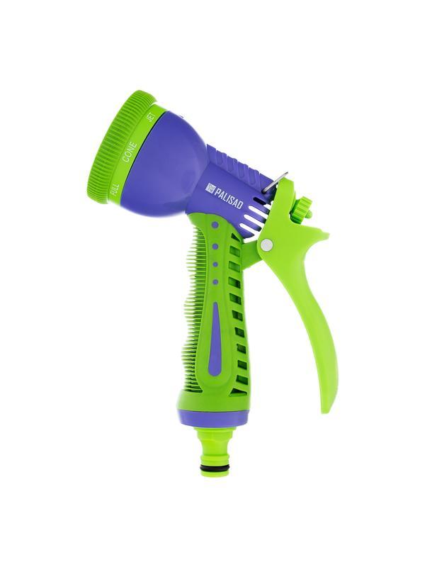 Набор для подключения шланга 3/4,пистолет 8 режимов полива, адаптер, 2 соединителя Palisad