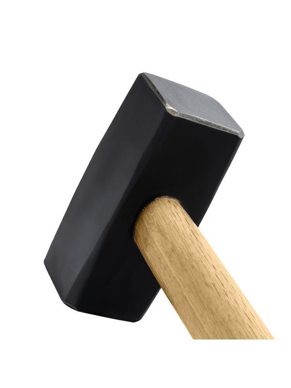 Кувалда, 6000 г, кованая головка, деревянная рукоятка Сибртех