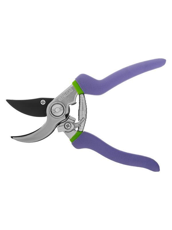 Секатор прямого реза, 200 мм, металлические обрезиненные рукоятки, Palisad