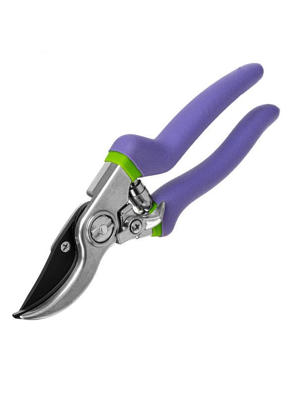 Секатор прямого реза, 200 мм, металлические обрезиненные рукоятки, Palisad