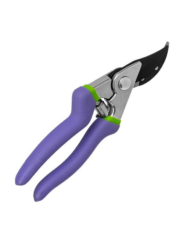 Секатор прямого реза, 200 мм, металлические обрезиненные рукоятки, Palisad