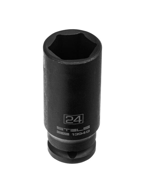 Набор ударных глубоких шестигранных торцевых головок, 1/2