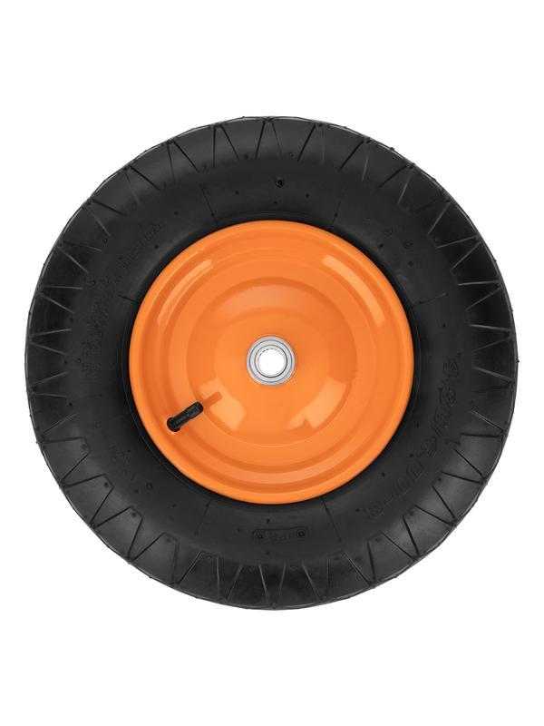 Колесо пневматическое 4.80/4.00-8 D 390 мм, внутренний подшипник D 20 мм, длина оси 80 мм Palisad