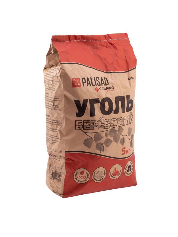 Уголь берёзовый, 5 кг Россия Camping Palisad