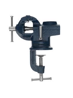 Тиски слесарные, настольные, поворотные, ширина рабочих губок 50 мм, наковальня Сибртех