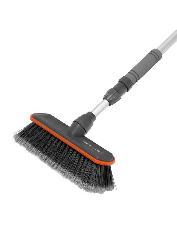 Щетка с подачей воды, телескоп. 2 части (щетка, ручка телескопическая) Stels