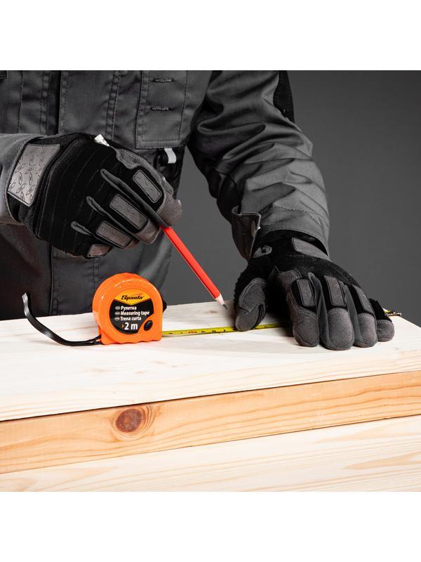 Набор: степлер мебельный регулируемый, скобы 500 шт, рулетка 2 м, тип скобы 53, 4-14 мм Sparta