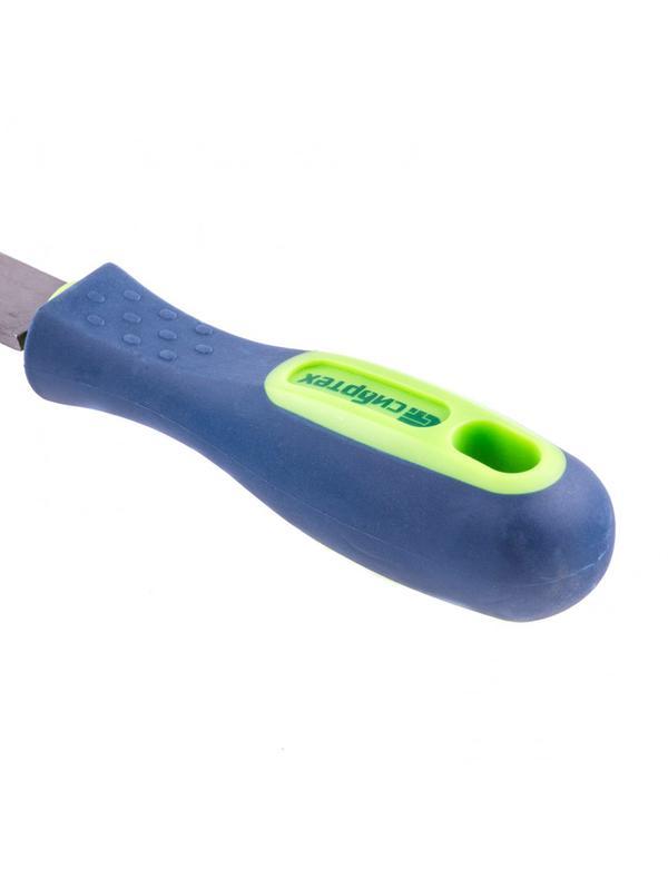 Напильник, 150 мм, плоский, двухкомпонентная рукоятка, №2 Сибртех