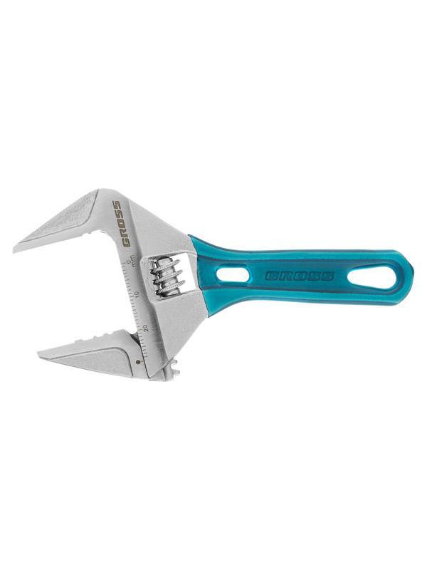 Ключ разводной, 120 мм, CrV, укороченная ручка Gross