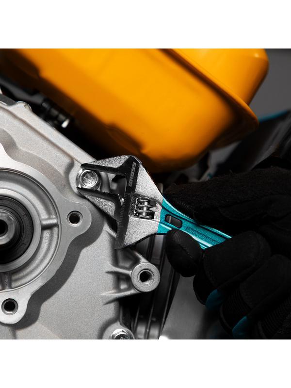 Ключ разводной, 120 мм, CrV, укороченная ручка Gross