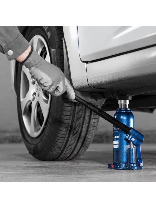 Домкрат гидравлический бутылочный, 6 т, h подъема 207-404 мм Stels