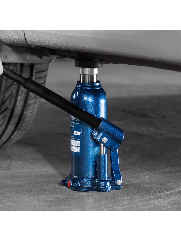 Домкрат гидравлический бутылочный, 6 т, h подъема 207-404 мм Stels