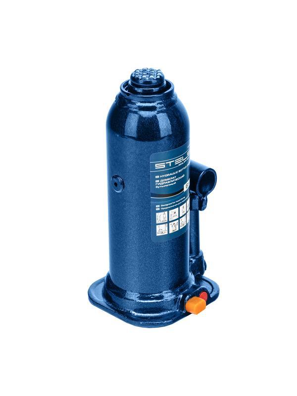 Домкрат гидравлический бутылочный, 6 т, h подъема 207-404 мм Stels