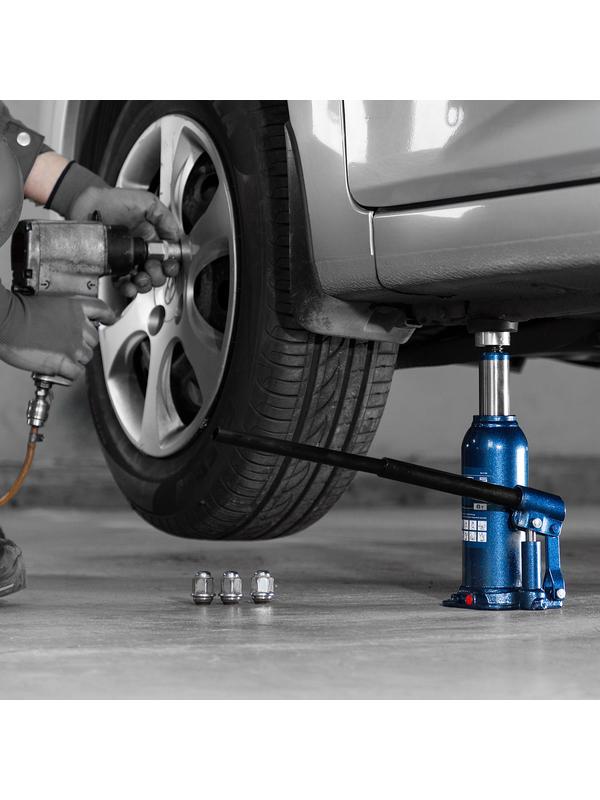 Домкрат гидравлический бутылочный, 6 т, h подъема 207-404 мм Stels