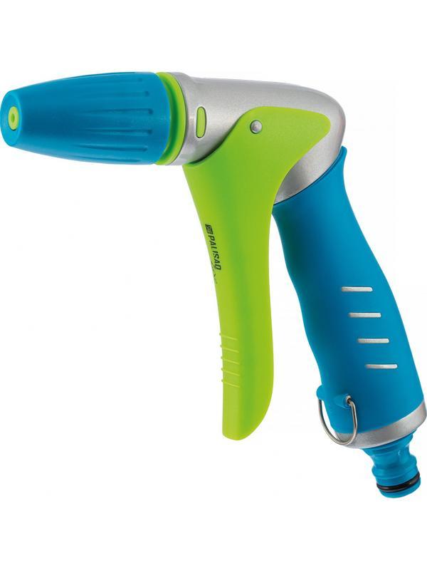 Пистолет-распылитель, металлический, регулировка форсунки, курок спереди Palisad Luxe