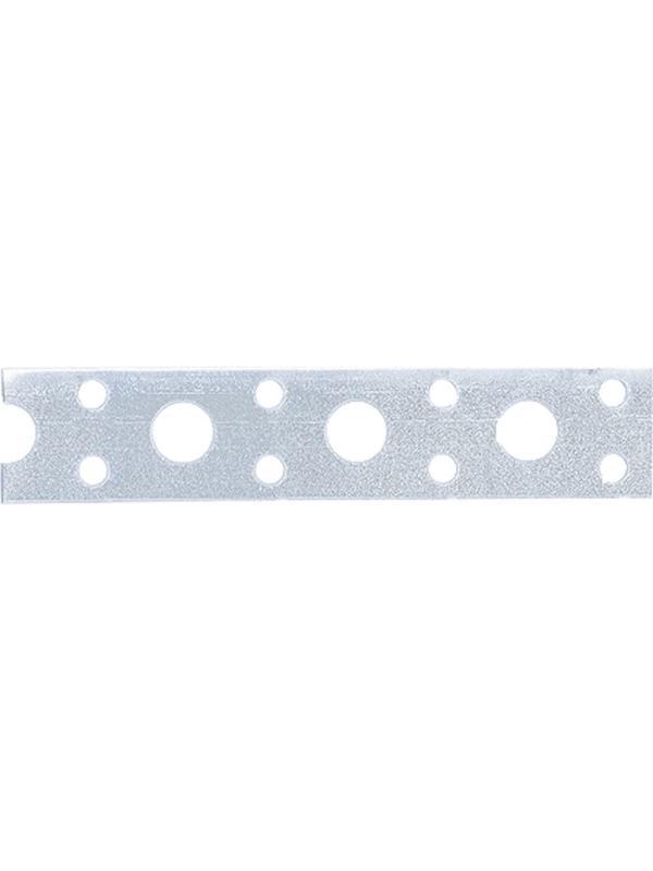 Лента перфорированная, вентиляционная, прямая, 0.55 мм, LP V, 1.7 см х 25 м, цинк Россия Сибртех