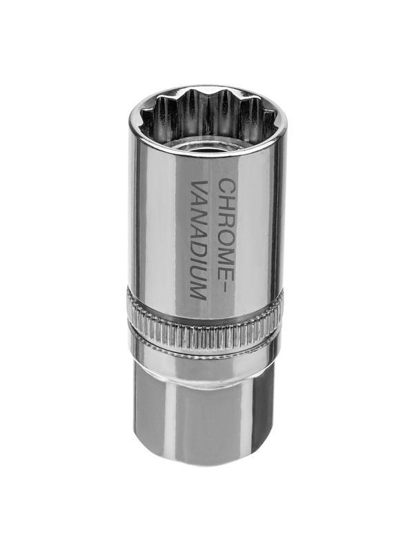 Головка торцевая свечная, магнитная, двенадцатигранная, 21 мм, под квадрат 1/2 Gross