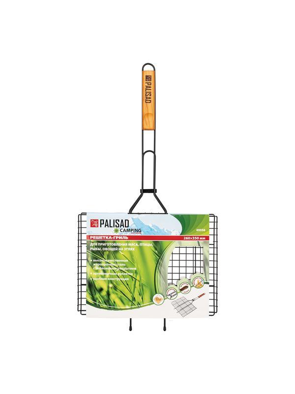 Решетка гриль 260 х 350 мм. антипригарное покрытие, Camping Palisad