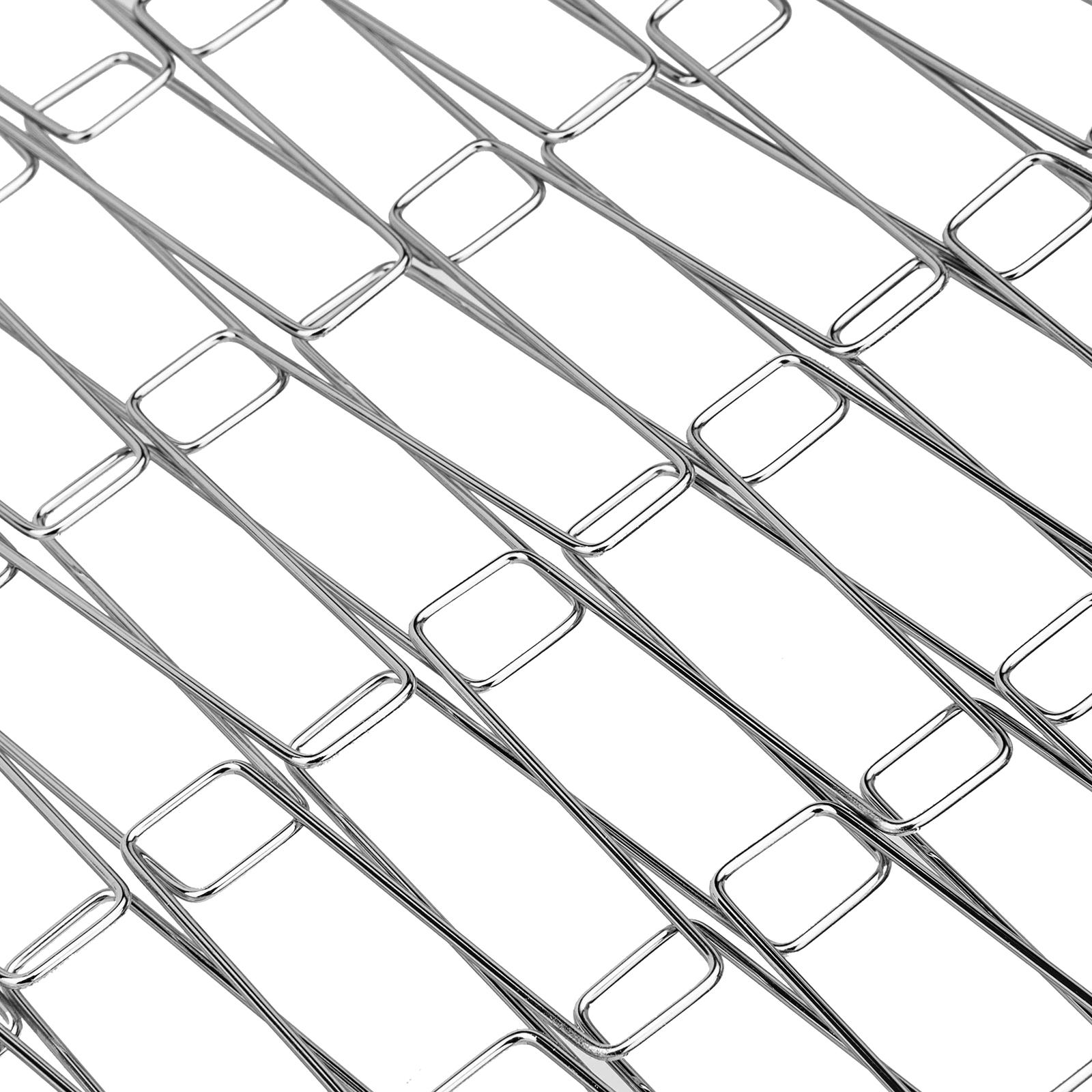 Решетка гриль 350 х 280 мм, универсальная, эластичное плетение, хромированная Camping Palisad