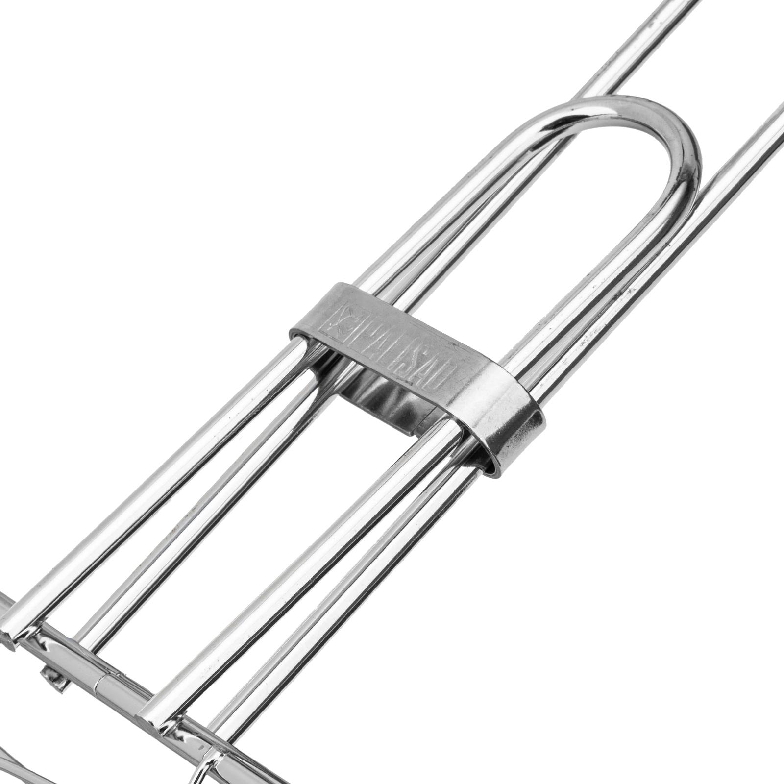 Решетка гриль 350 х 280 мм, универсальная, эластичное плетение, хромированная Camping Palisad