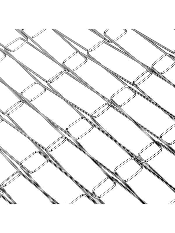 Решетка гриль 350 х 280 мм, универсальная, эластичное плетение, хромированная Camping Palisad