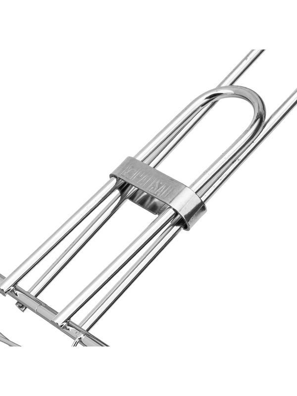 Решетка гриль 350 х 280 мм, универсальная, эластичное плетение, хромированная Camping Palisad