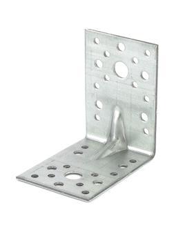 Крепежный уголок усиленный 2.5 мм, KUU 90 x 90 x 65 мм Россия Сибртех