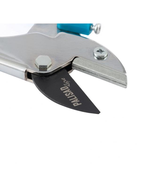 Секатор с наковальней, 170 мм, усиленный, рукоятки в ПВХ-оболочке, Luxe, Palisad