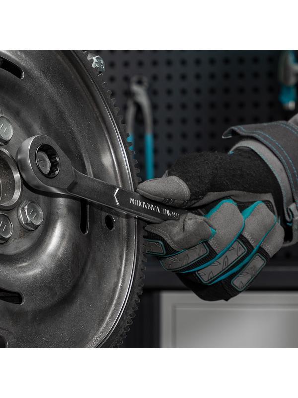 Ключ комбинированный трещоточный, 18 мм, количество зубьев 100 Gross