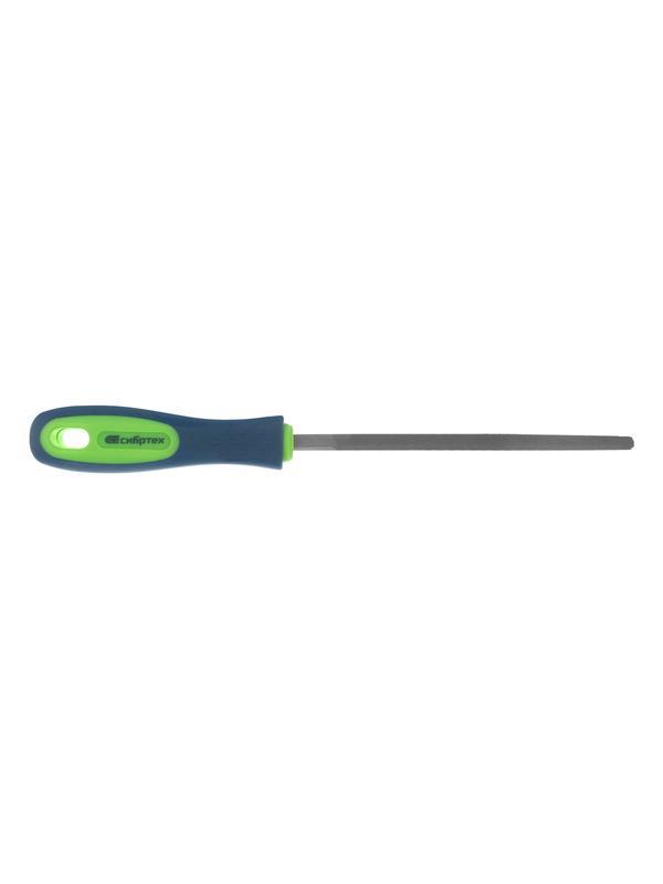 Напильник, 150 мм, квадратный, двухкомпонентная рукоятка, №2 Сибртех