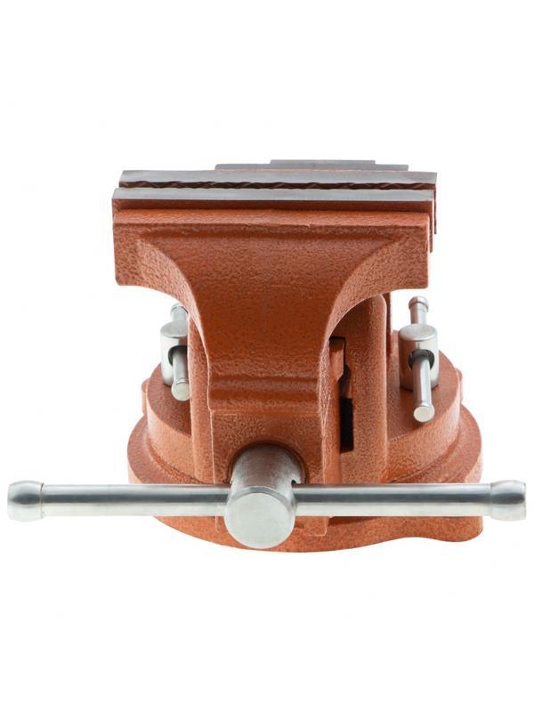 Тиски слесарные, 100 мм, поворотные, с наковальней Sparta