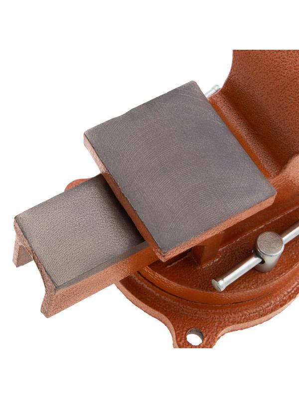 Тиски слесарные, 100 мм, поворотные, с наковальней Sparta