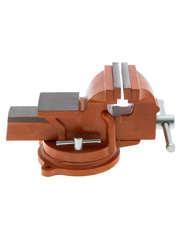 Тиски слесарные, 100 мм, поворотные, с наковальней Sparta