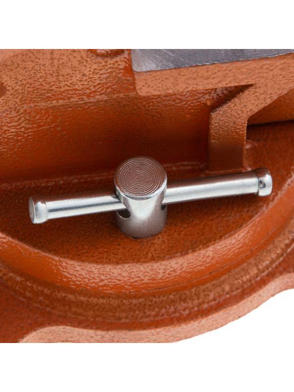 Тиски слесарные, 100 мм, поворотные, с наковальней Sparta