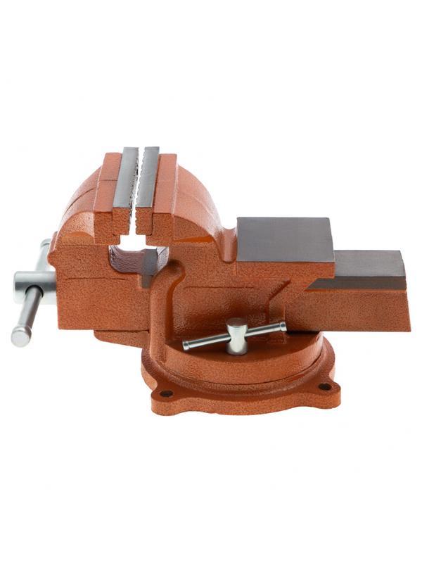 Тиски слесарные, 100 мм, поворотные, с наковальней Sparta