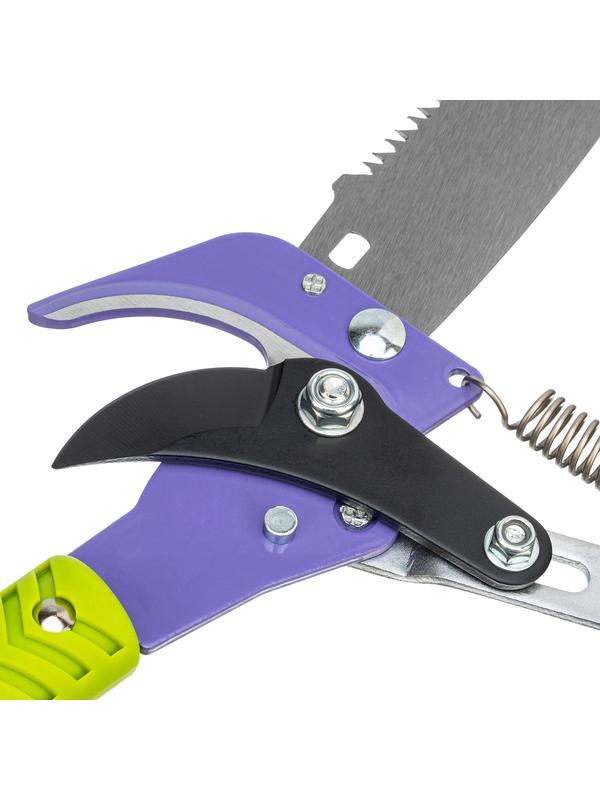 Сучкорез штанговый с пилой, прямой рез, пластиковая тулейка 25 мм, Palisad