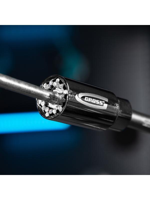 Головка торцевая многоразмерная, CrV, 6-21 мм, под квадрат 3/8, CrV, хромированная Gross