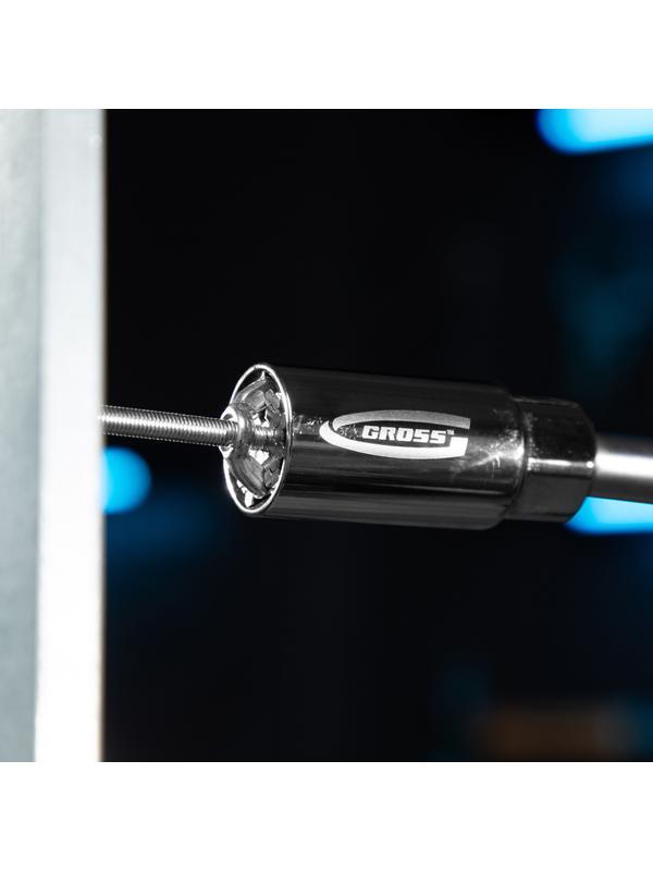 Головка торцевая многоразмерная, CrV, 6-21 мм, под квадрат 3/8, CrV, хромированная Gross