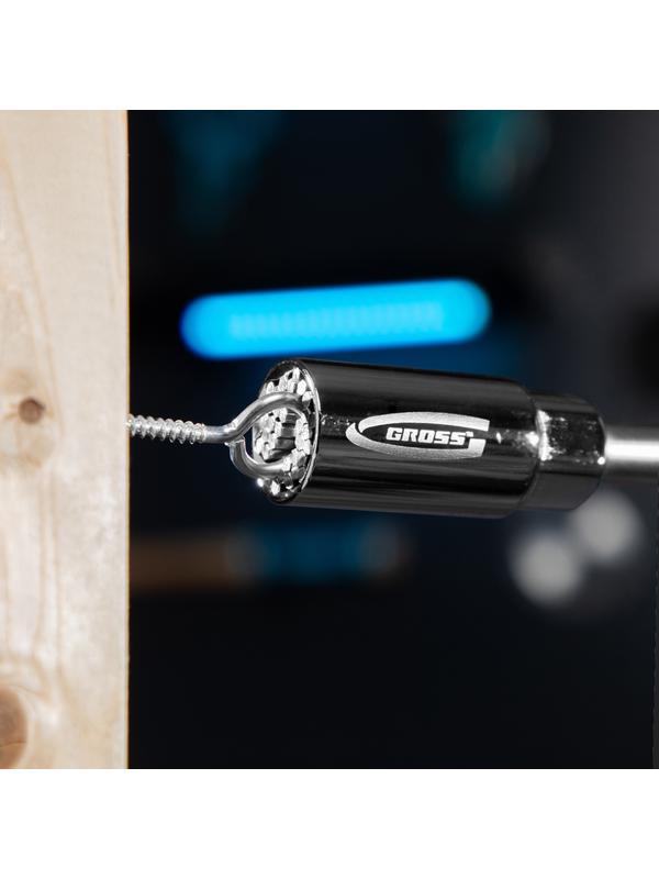 Головка торцевая многоразмерная, CrV, 6-21 мм, под квадрат 3/8, CrV, хромированная Gross