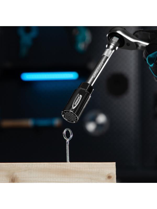 Головка торцевая многоразмерная, CrV, 6-21 мм, под квадрат 3/8, CrV, хромированная Gross