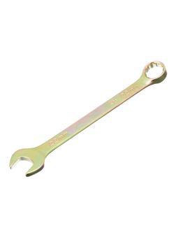 Ключ комбинированный, 22 мм, желтый цинк Сибртех