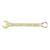 Ключ комбинированный, 22 мм, желтый цинк Сибртех