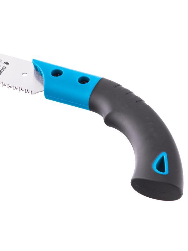 Пила по дереву Piranha, универсальные для кемпинга и сада, 330 мм, 9-10 TPI, каленый зуб 3D, двухкомпонентная рукоятка, пенал Gross